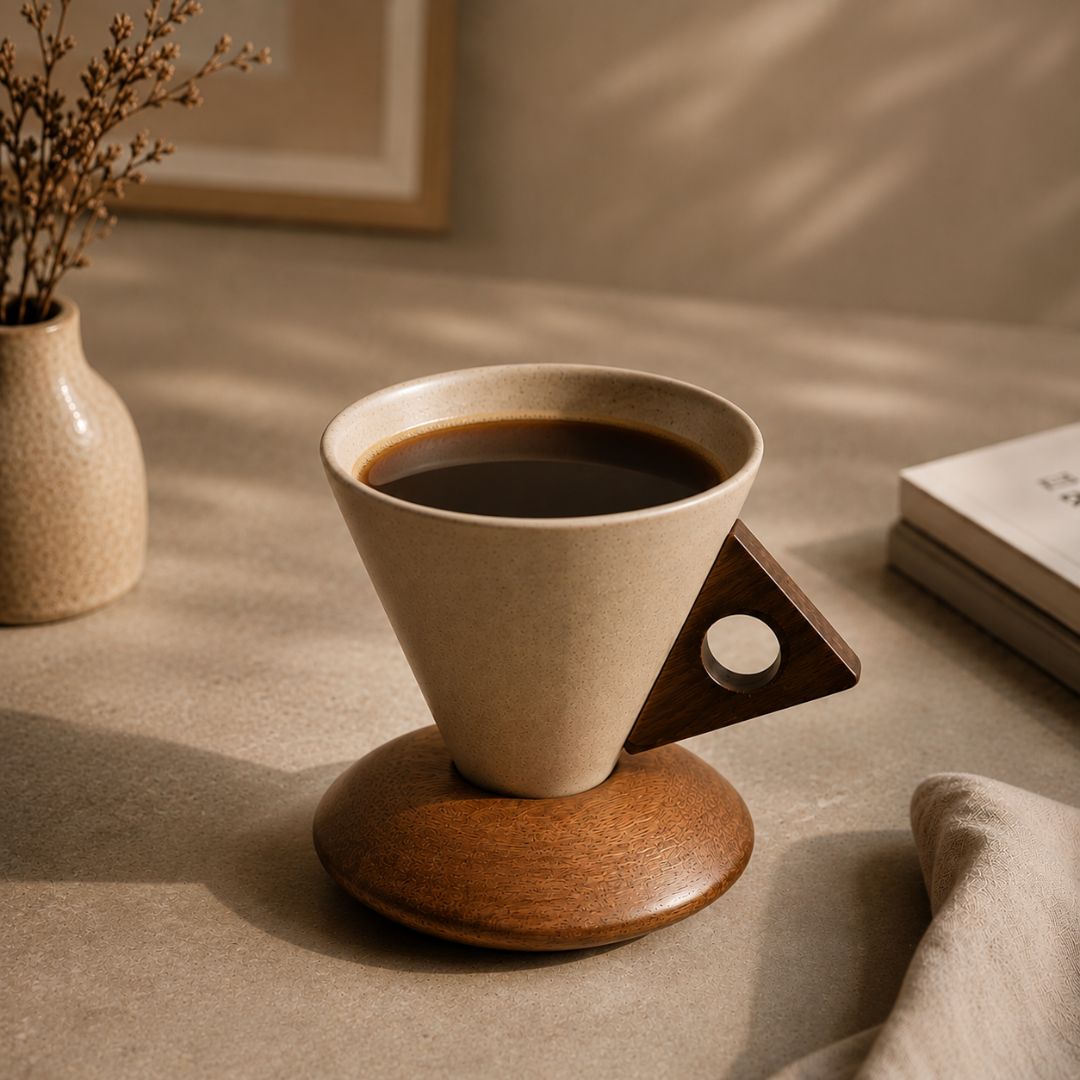 Vintage Ceramic Coffee Cup
