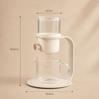 Porcelain Drip Coffee and Tea Pot